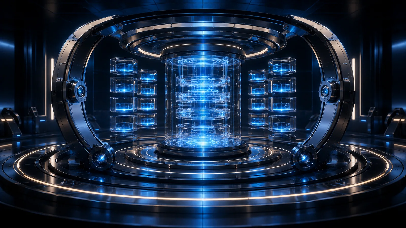 Structured verification chamber representing regulatory and audit readiness