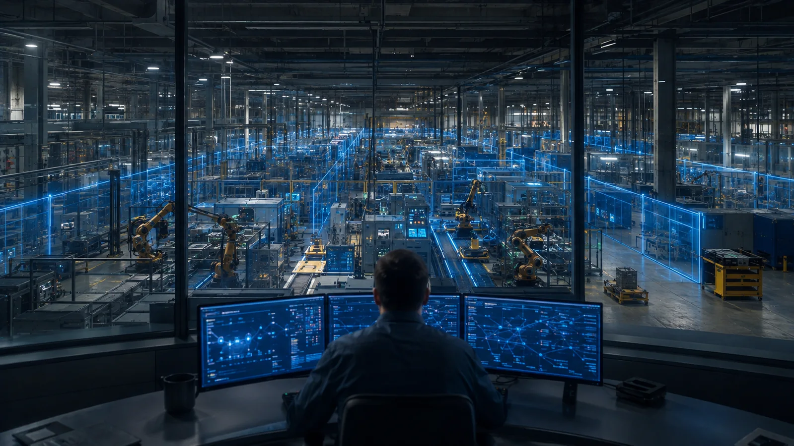 Smart factory operations centre providing OT and ICS visibility